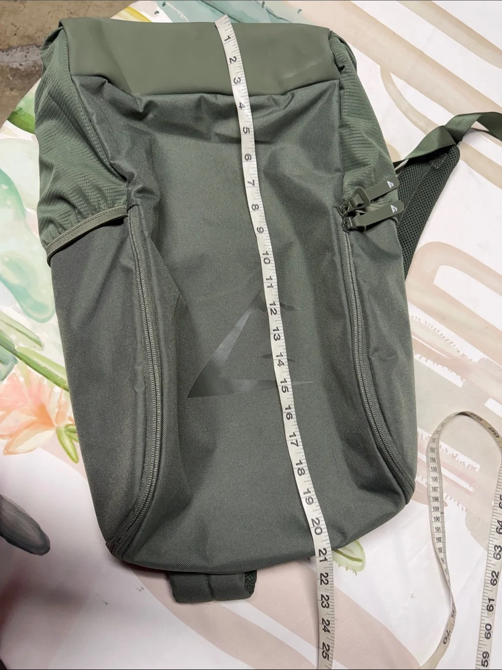 Gymshark shark head Men's Olive Green Performance Backpack w/Logo unisex